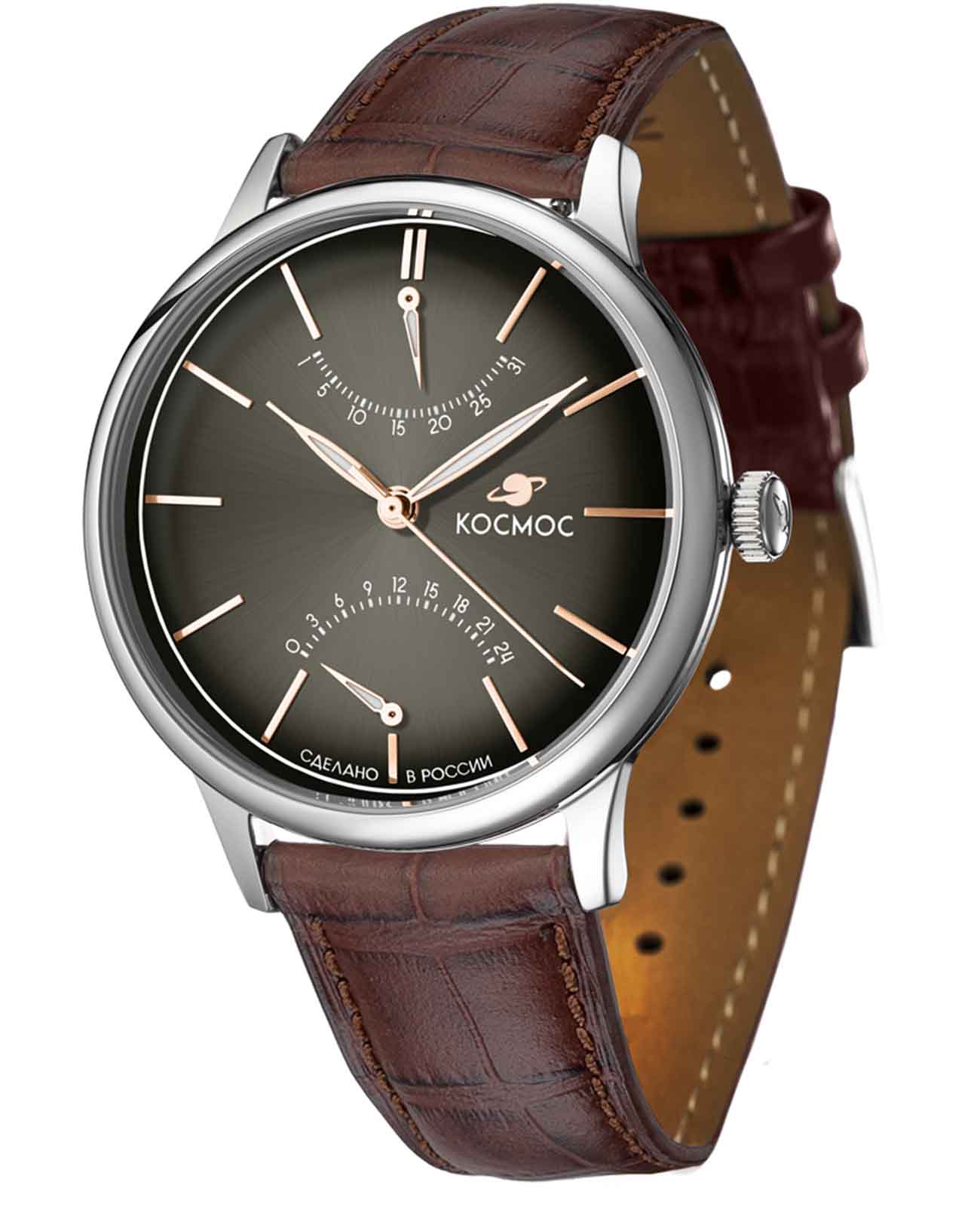 Космос Космос Космопорт K 058.12.34 , наручные мужские часы фото под углом