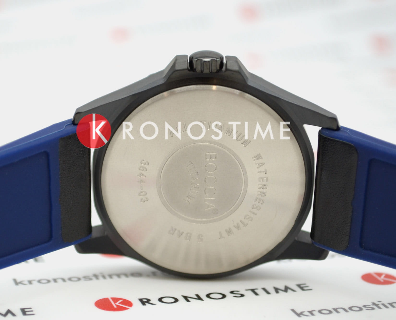 Boccia Titanium Boccia Titanium Circle-Oval 3644-03  - задняя крышка титан корпуса, германия часы