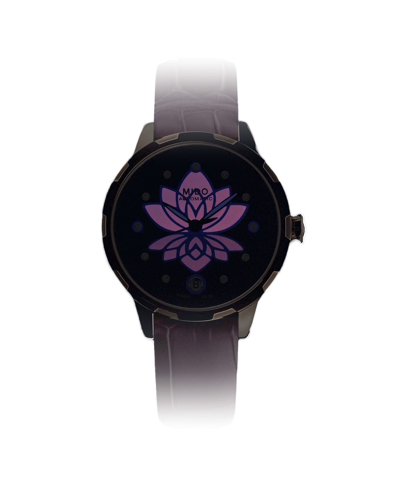 Оригинальные часы Mido Mido Rainflower Night M043.207.36.106.00 механические калибр механизма mido calibre 80 (на базе eta c07.611) общий вид