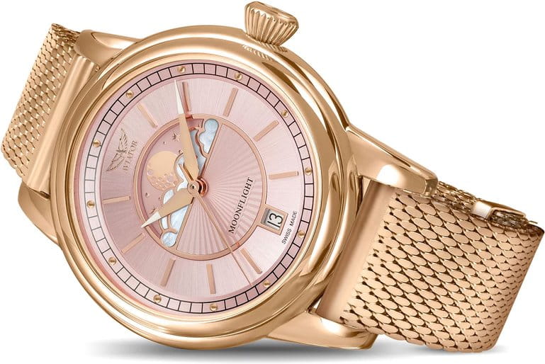 Aviator Aviator Douglas MoonFlight V.1.33.2.258.5 , наручные женские часы фото под углом