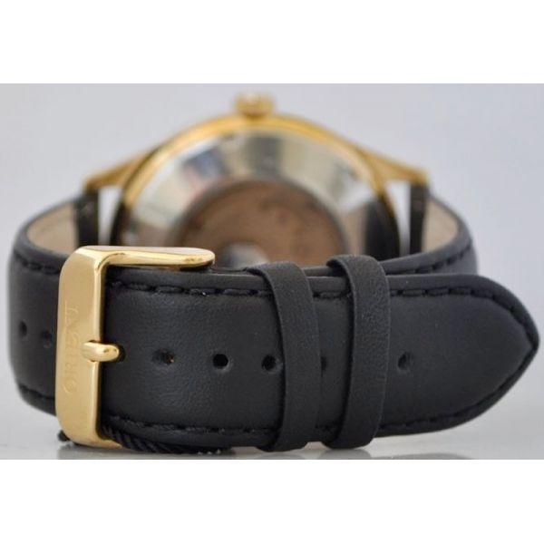 Orient Orient ER2C003W (FER2C003W), classic automatic япония мужские часы на браслете кожа + текстиль боковой вид