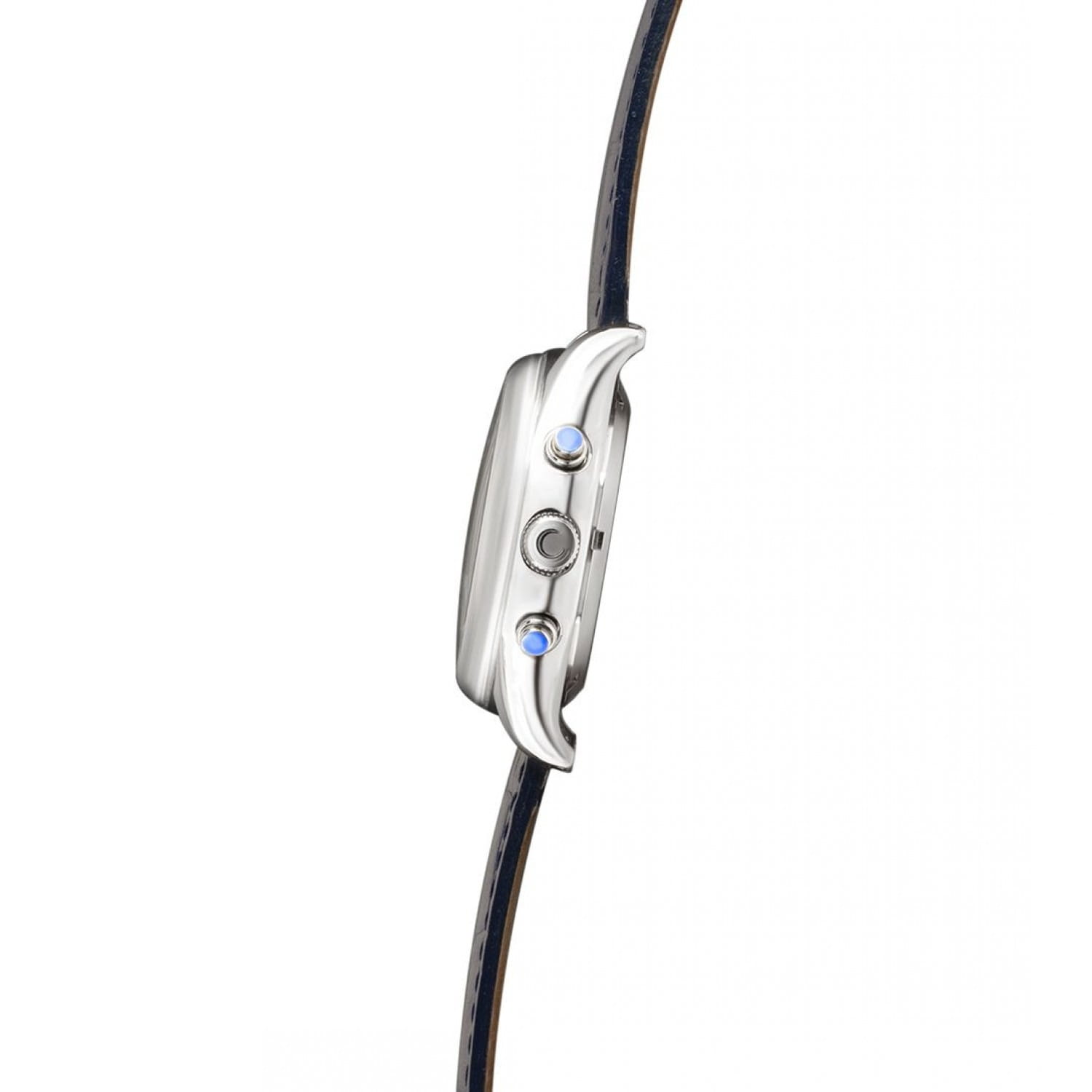 Слава Слава Сенат 1880139/300-4617,  россия мужские часы на браслете кожаный боковой вид