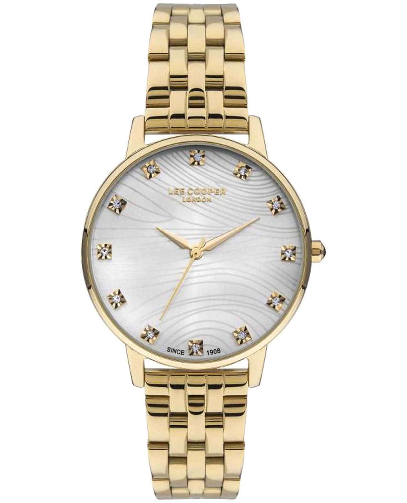 Lee Cooper Lee Cooper LC07402.130  LC07402.130 кварцевые женские часы  циферблат, браслет нержавеющая сталь с ip-покрытием — вид спереди