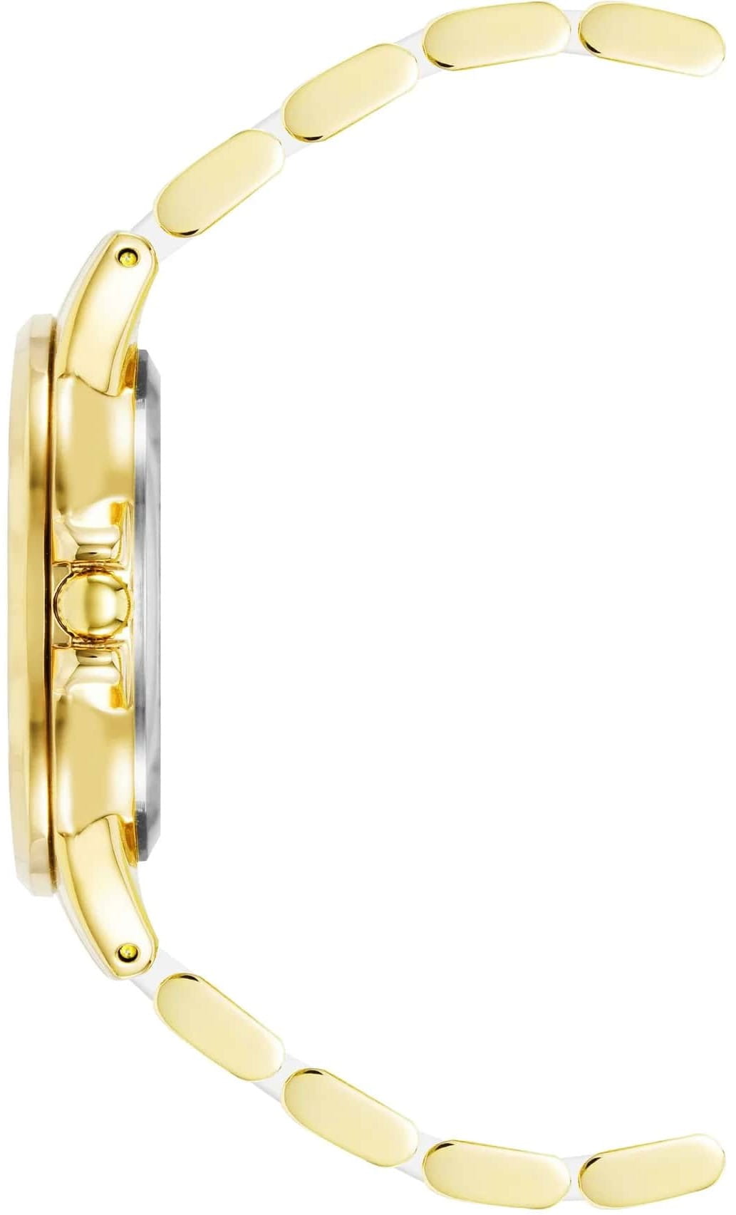 Anne Klein Anne Klein Ceramic Diamond 4120WTGB,  сша женские часы на браслете сталь с ip покрытием + керамика боковой вид