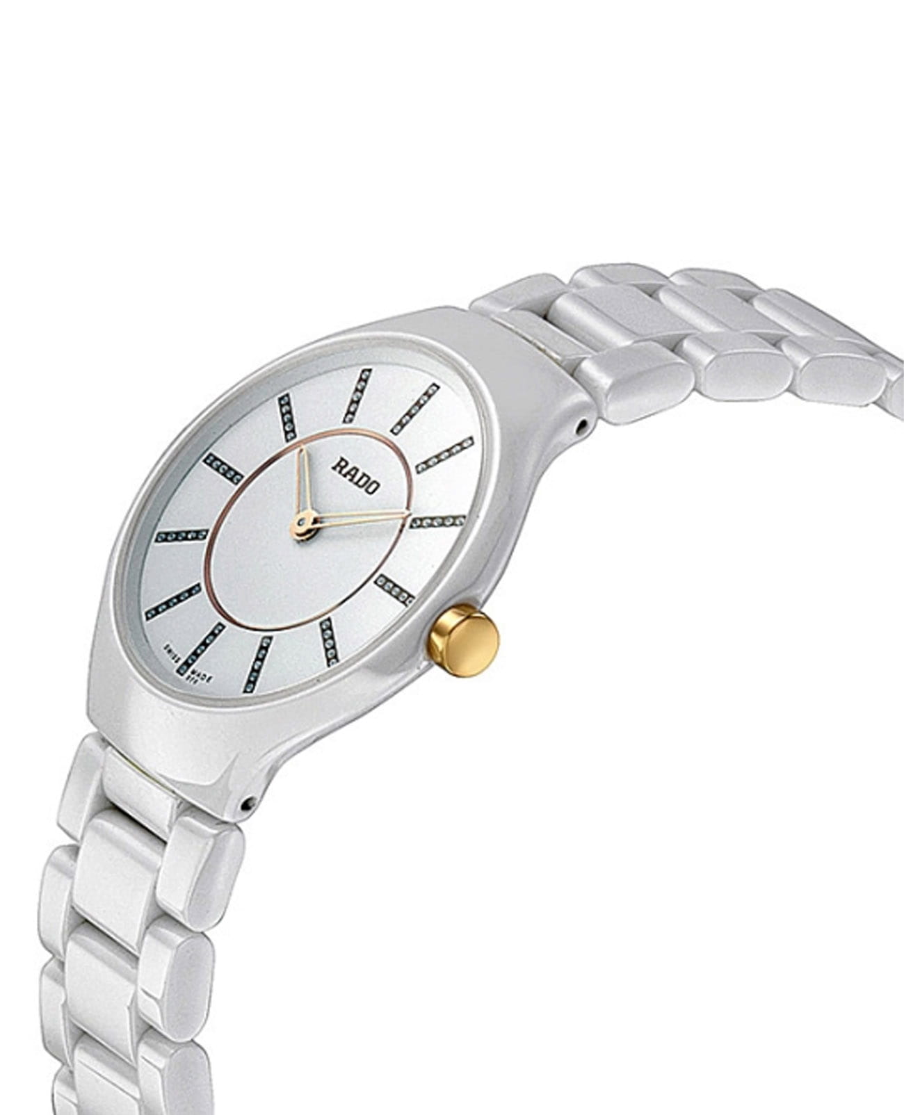 Rado Rado True Thinline R27958702 , наручные женские часы фото под углом