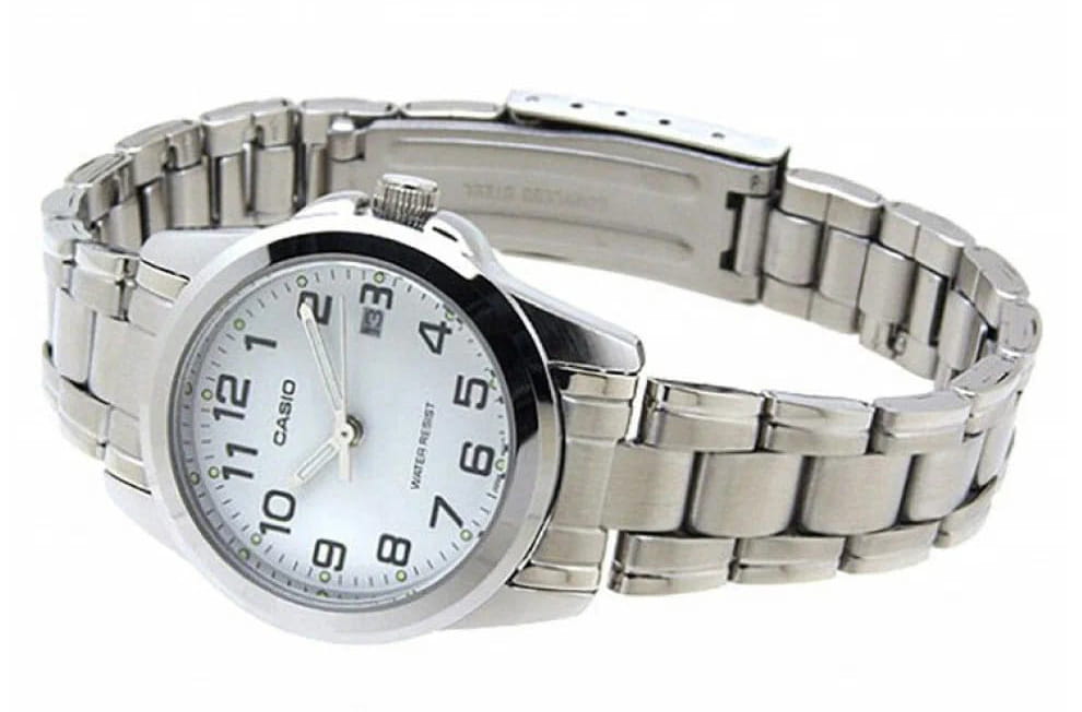 Casio Casio Collection MTP-1215A-7B2 япония наручные мужские часы заводная головка с логотипом Casio