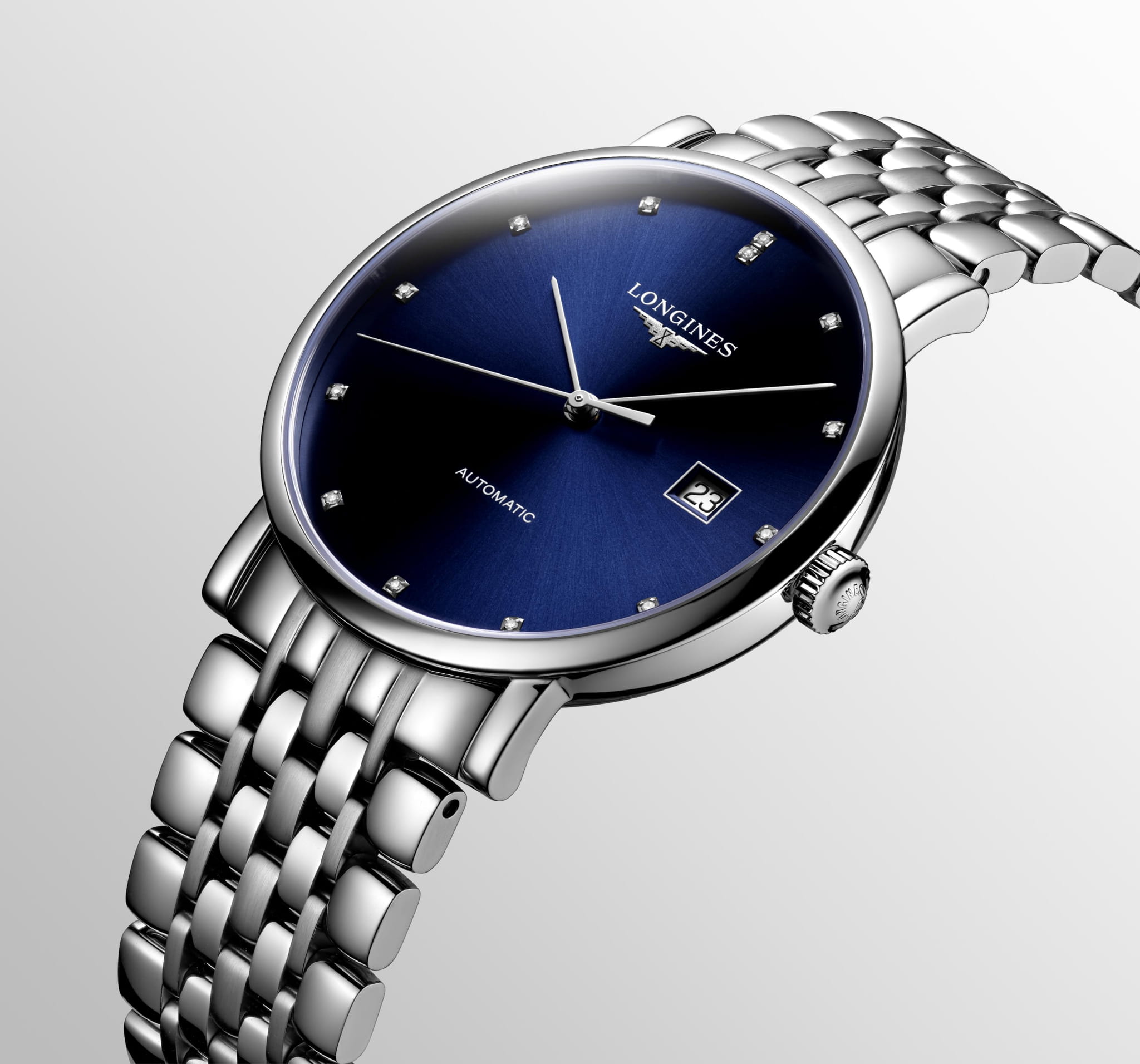 Longines Longines Elegant Collection L4.910.4.97.6, elegant collection швейцария женские часы на браслете нержавеющая сталь боковой вид