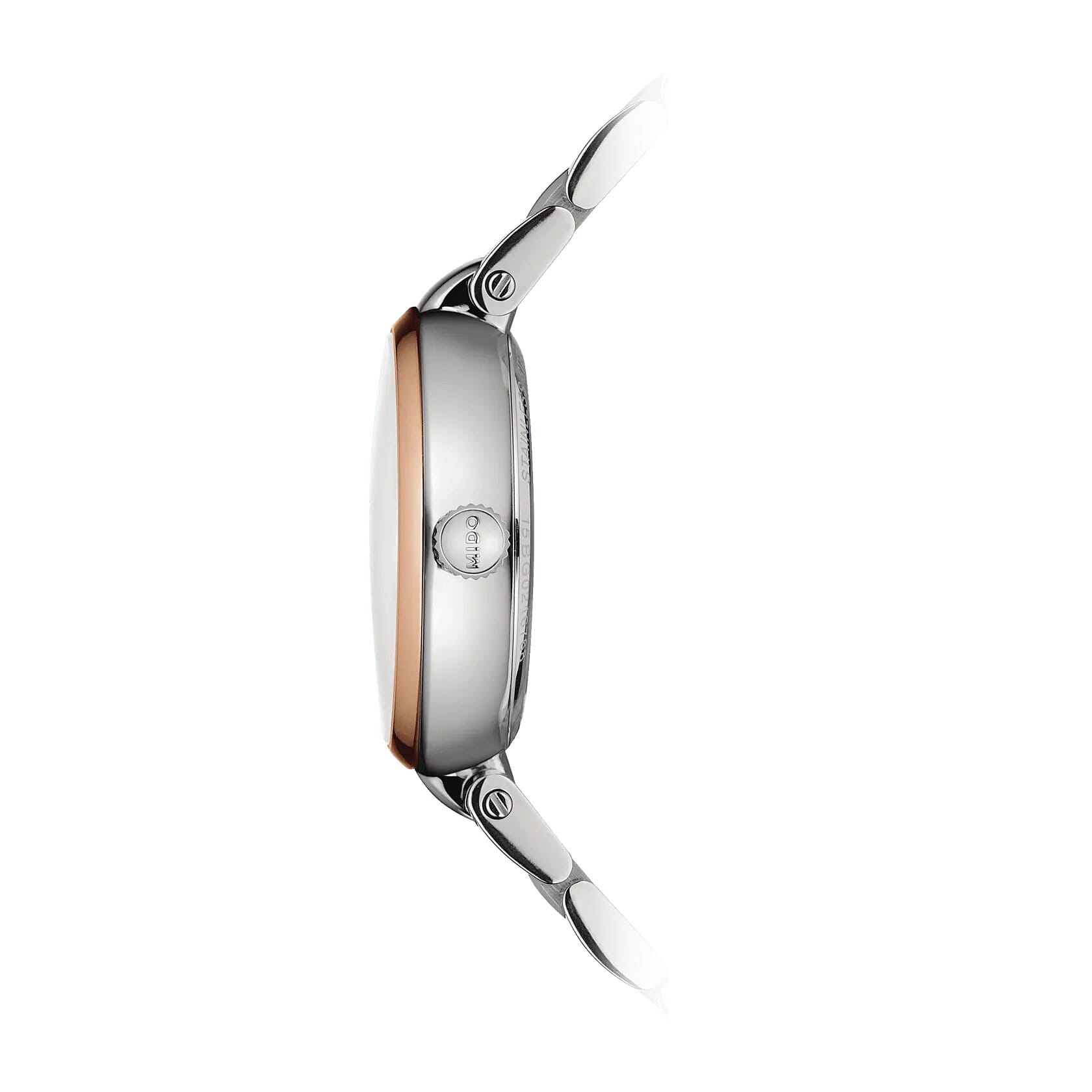 Mido Mido Baroncelli Donna M022.207.22.116.10, baroncelli швейцария женские часы на браслете сталь c pvd покрытием боковой вид