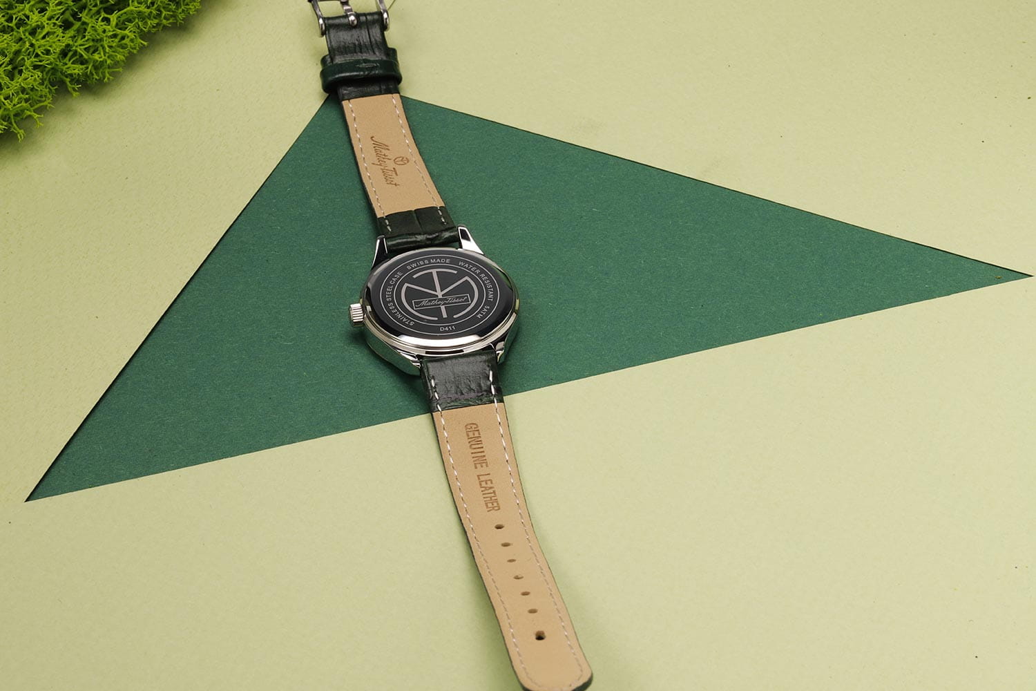 Mathey-Tissot Mathey-Tissot Urban D411AV женские часы зеленый циферблат на запястье