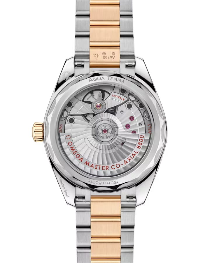 Omega Omega Seamaster Aqua Terra 220.20.34.20.08.001 Aqua Terra, наручные женские часы фото под углом