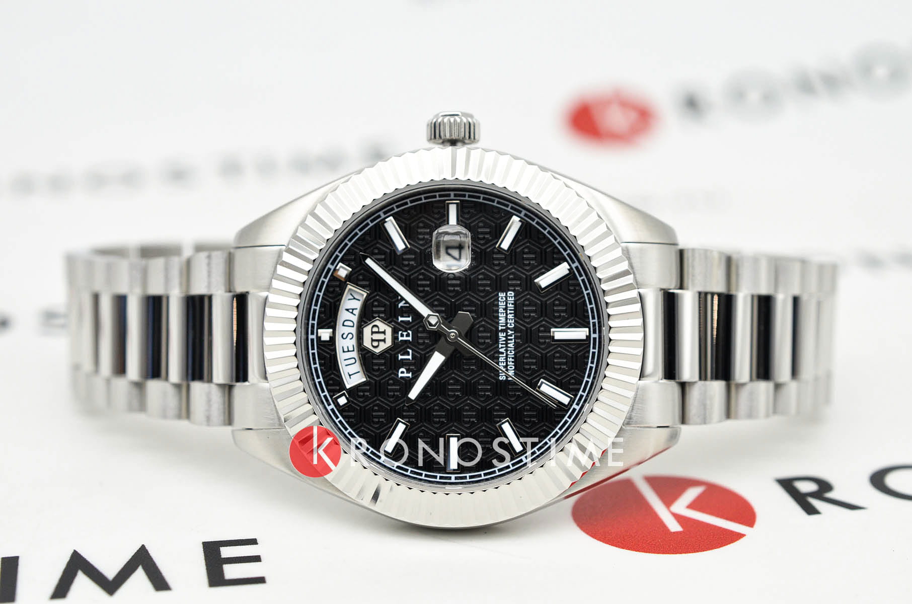 Philipp Plein Philipp Plein Date Superlative Gent PWPNA0824 , наручные мужские часы фото под углом