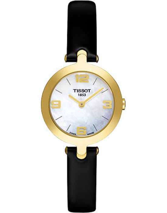 Tissot Tissot T-Trend Flamingo T003.209.36.117.00 Flamingo T0032093611700 кварцевые женские часы перламутровый циферблат, браслет кожаный — вид спереди