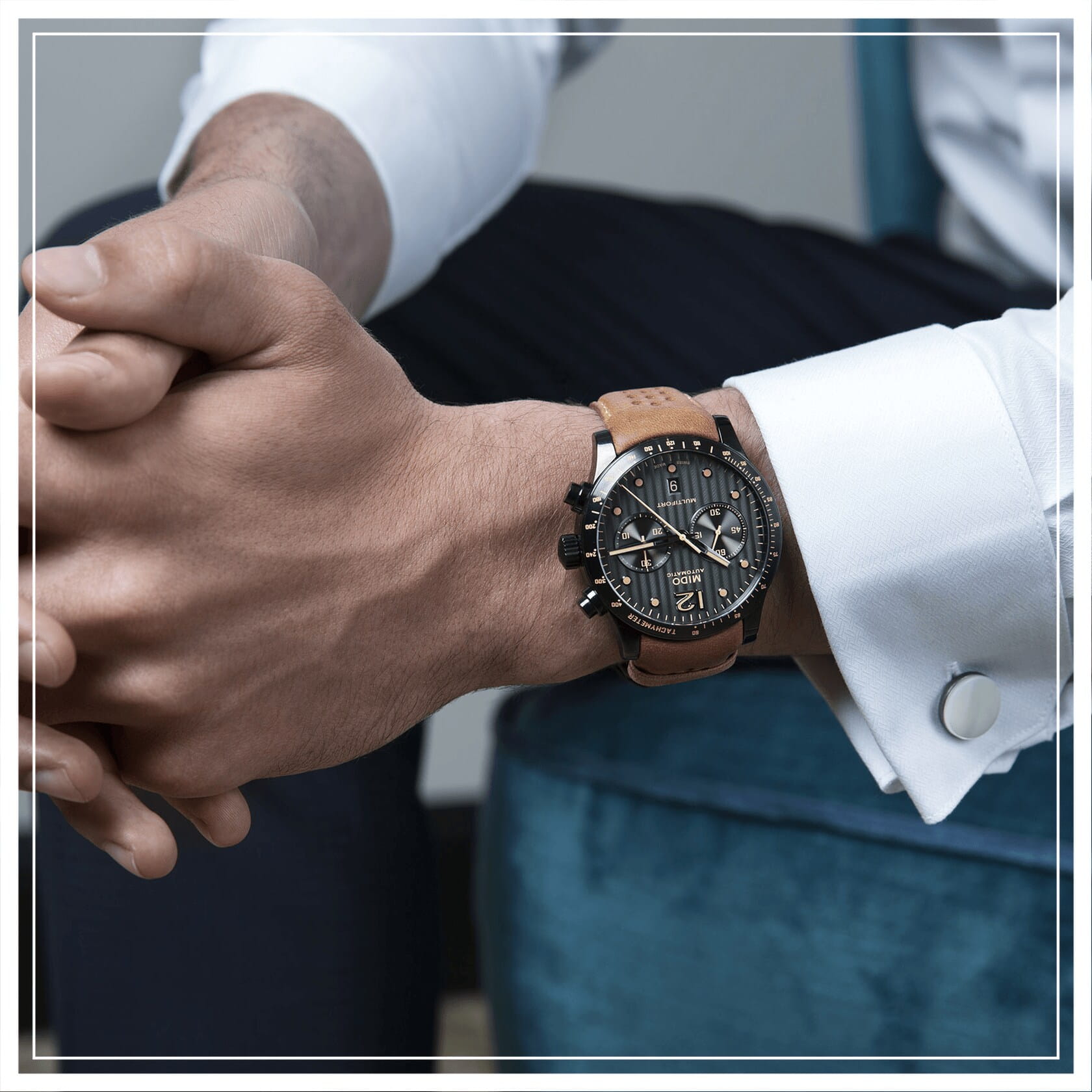 Mido Mido Multifort Chronograph Adventure M025.627.36.061.10  - задняя крышка сталь металл корпуса, швейцария часы