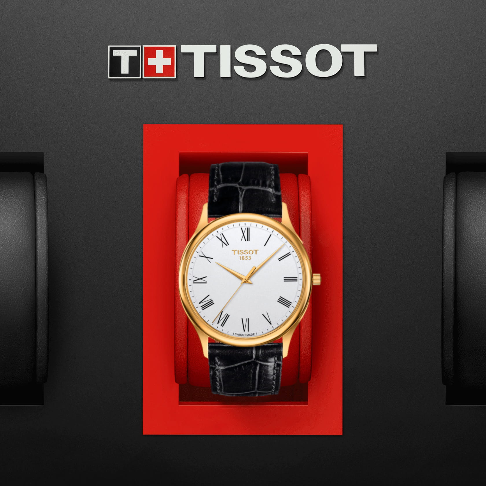 Tissot Tissot Excellence 18K Gold T926.410.16.013.00 , наручные мужские часы фото под углом