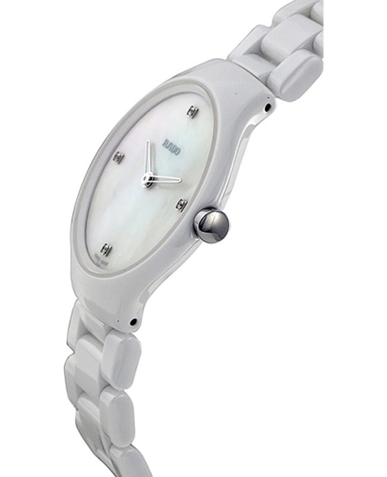 Rado Rado True Thinline R27958902 женские часы перламутровый циферблат на запястье