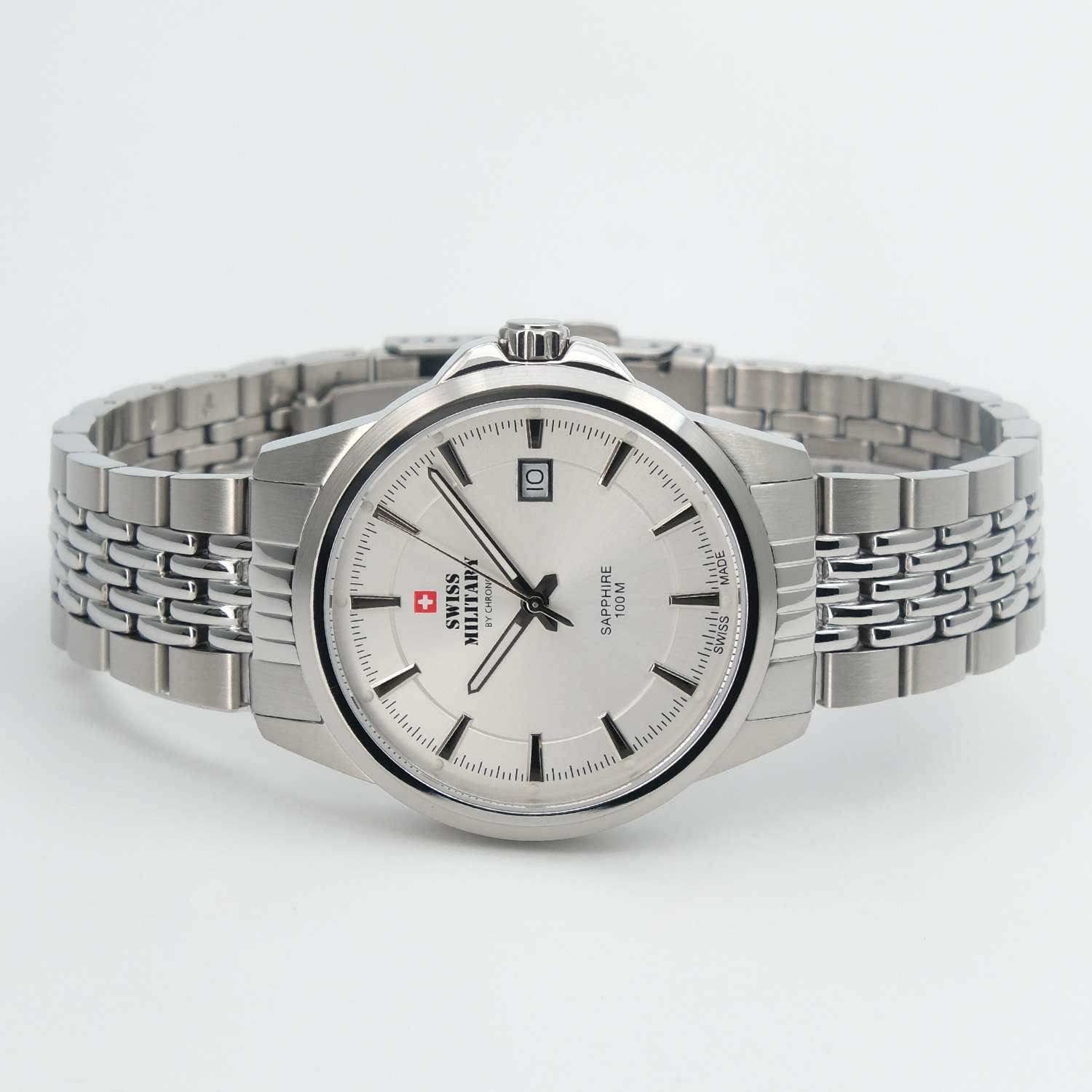 Оригинальные часы Swiss Military by Chrono Swiss Military by Chrono Classic SM34104.02 кварцевые калибр механизма ronda 515 общий вид