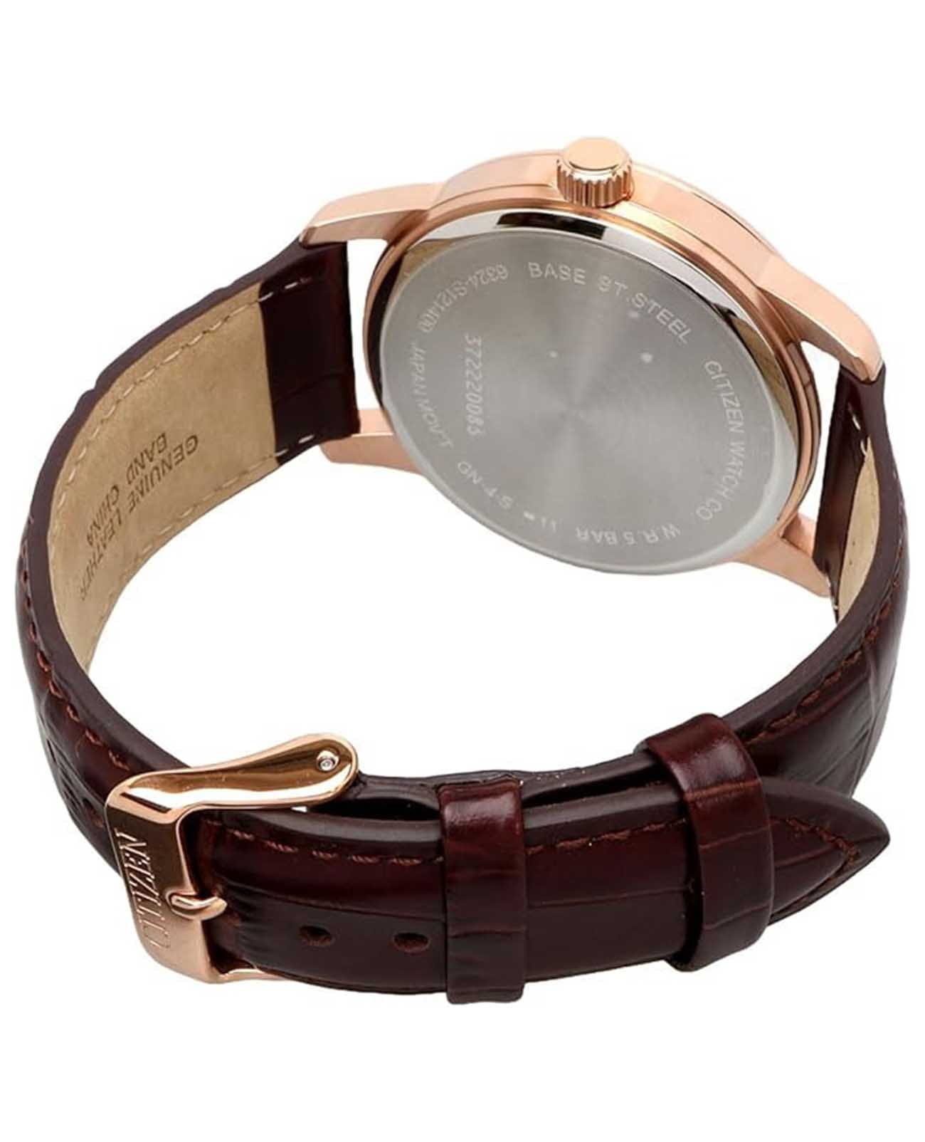 Оригинальные часы Citizen Citizen Basic Moonphase AK5003-05A кварцевые калибр механизма citizen 6324 общий вид