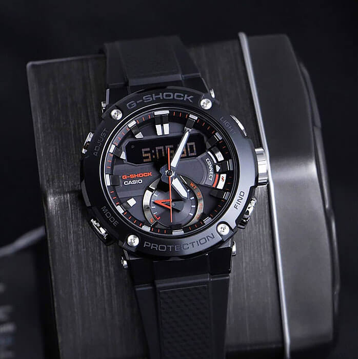 Casio Casio G-Shock GST-B200B-1A электронные часы с аксессуарами мужские часы модель GST-B200B-1A