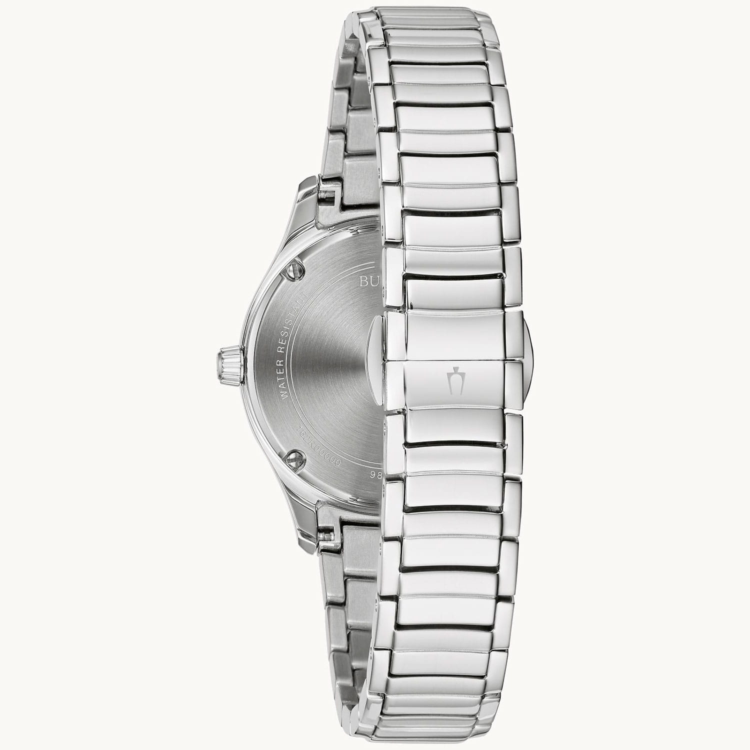 Bulova Bulova Diamonds 96R216,  сша женские часы на браслете нержавеющая сталь боковой вид