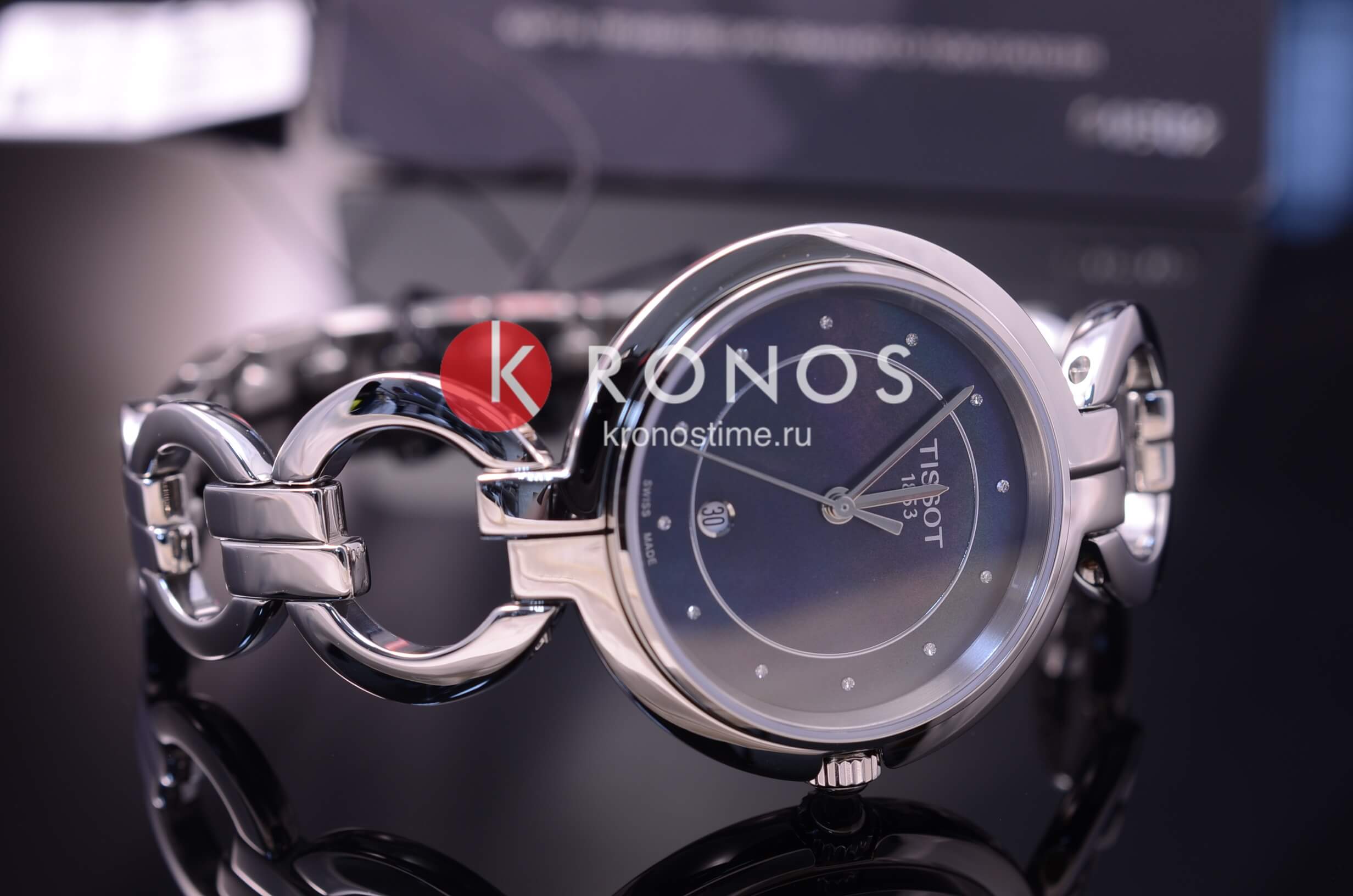 Оригинальные часы Tissot Tissot Flamingo T094.210.11.126.00 кварцевые калибр механизма eta f03.111 общий вид