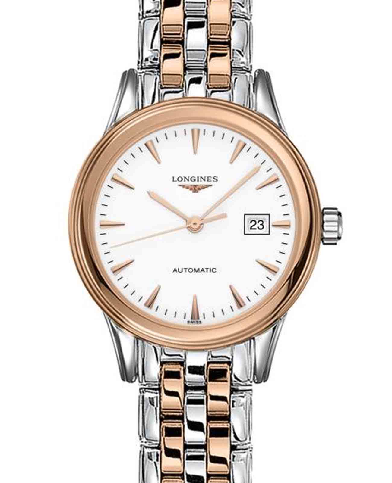 Longines Longines Flagship L4.374.3.92.7 , наручные женские часы фото под углом