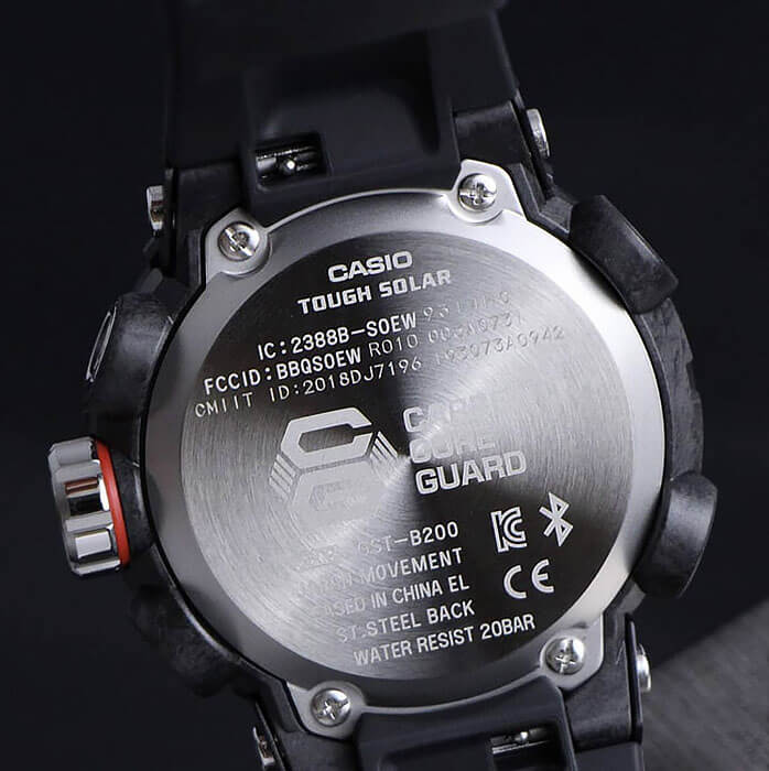 Casio Casio G-Shock GST-B200B-1A GST G-Steel — детали корпуса и пластик