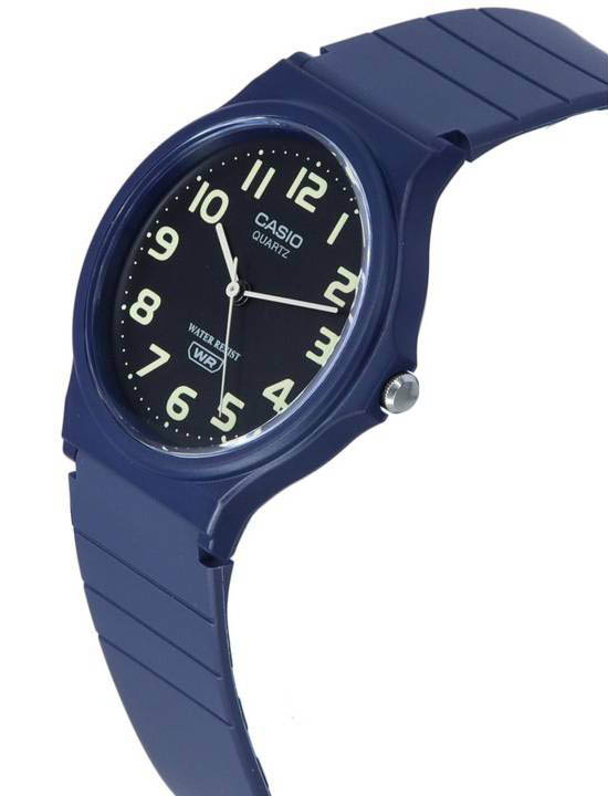 Casio Casio Collection MQ-24UC-2B, collection япония женские часы на браслете пластик боковой вид