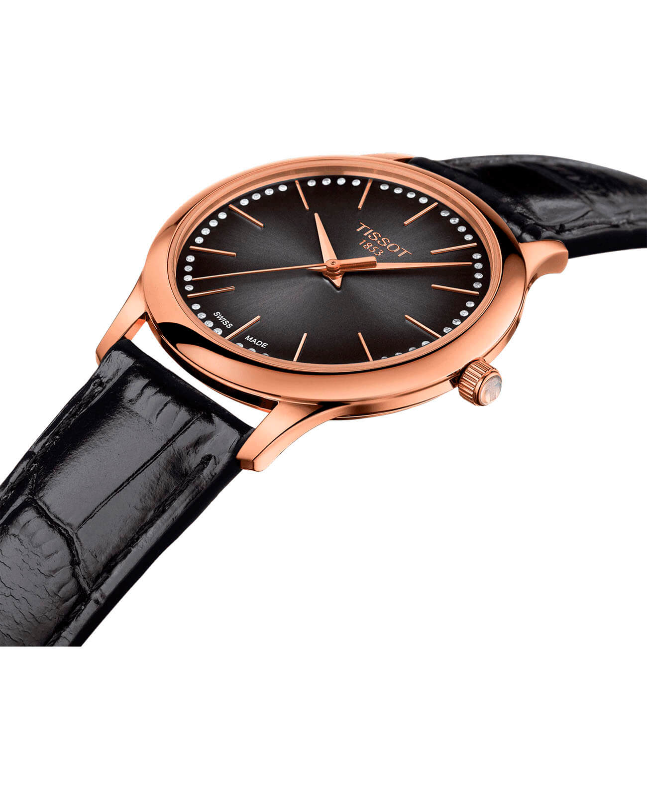 Tissot Tissot Excellence Lady 18K Gold T926.210.76.291.00 , наручные женские часы фото под углом