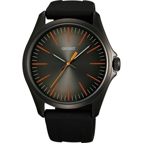 Orient Orient QC0S00BA (FQC0S00BA)  FQC0S00BA  мужские часы черный циферблат, браслет  — вид спереди