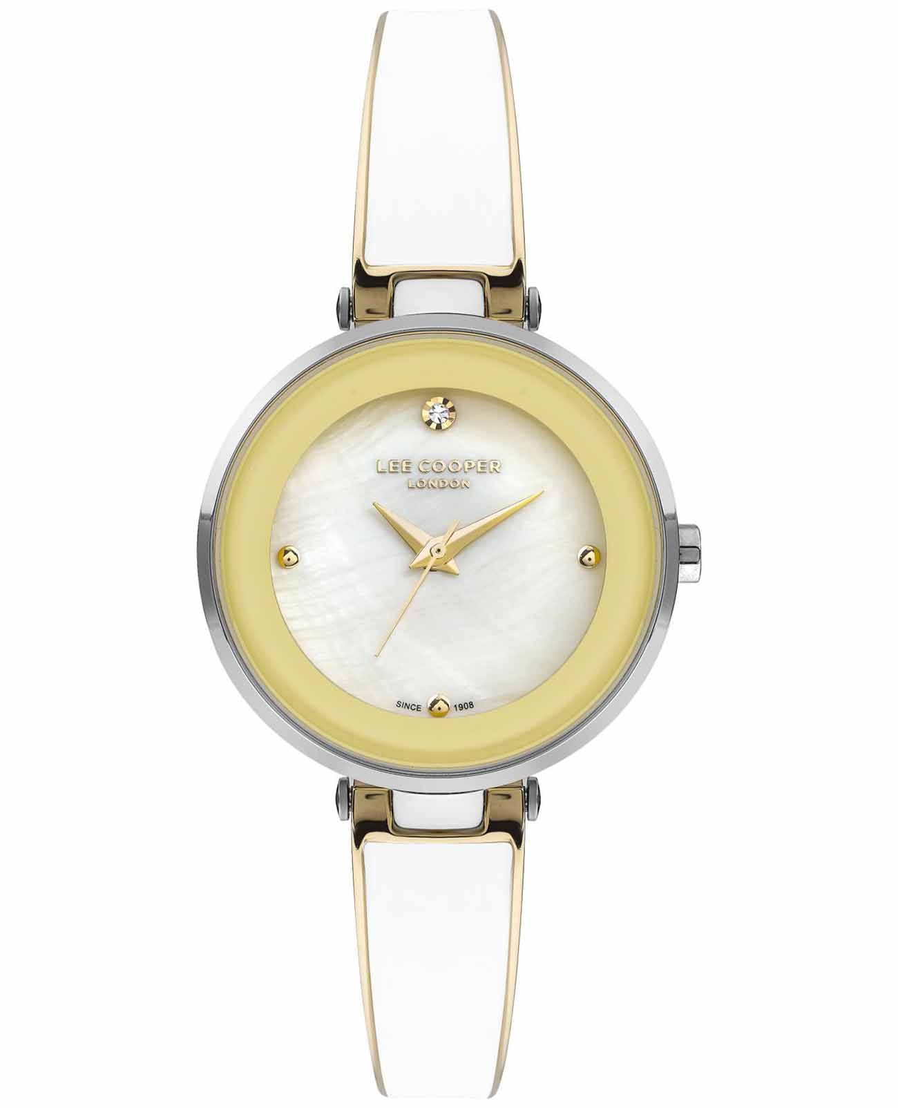 Lee Cooper Lee Cooper LC07412.220  LC07412.220 кварцевые женские часы  циферблат, браслет нержавеющая сталь с ip-покрытием — вид спереди