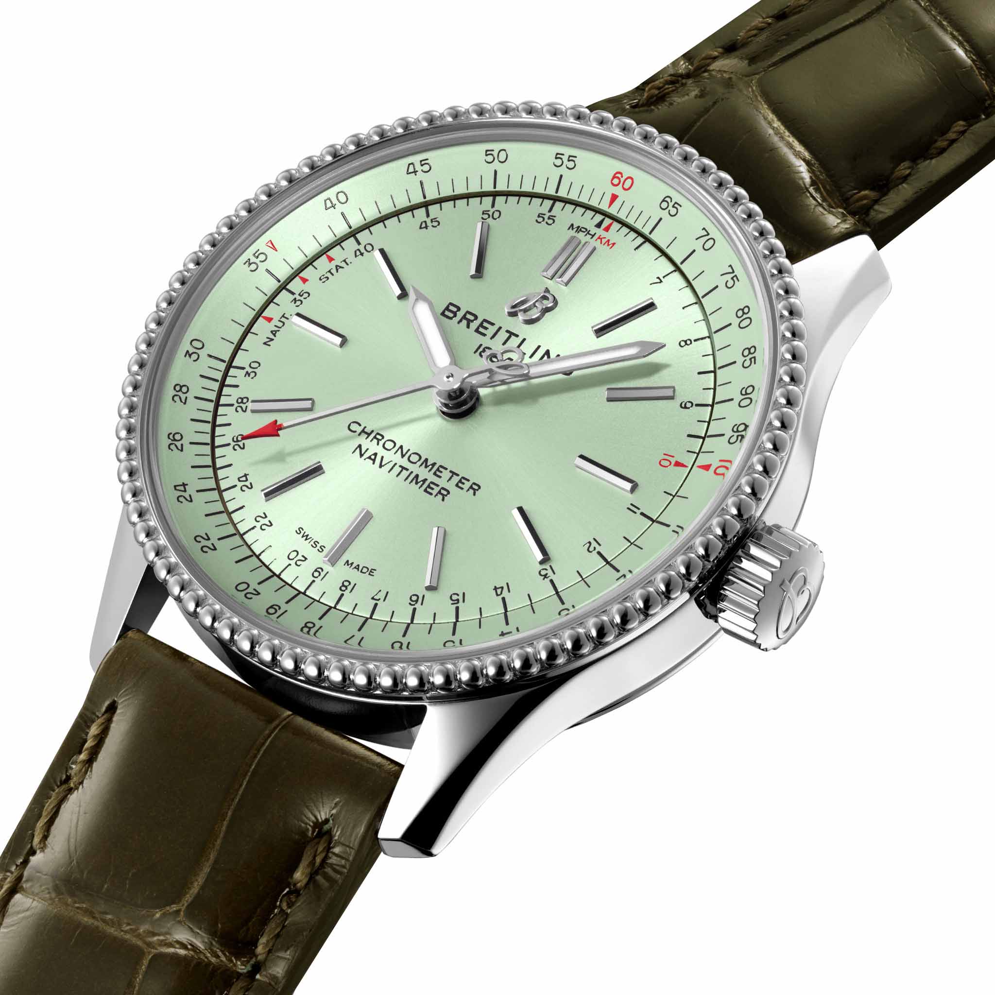 Оригинальные часы Breitling Breitling Navitimer Automatic 35 A17395361L1P1 механические калибр механизма breitling 17 общий вид