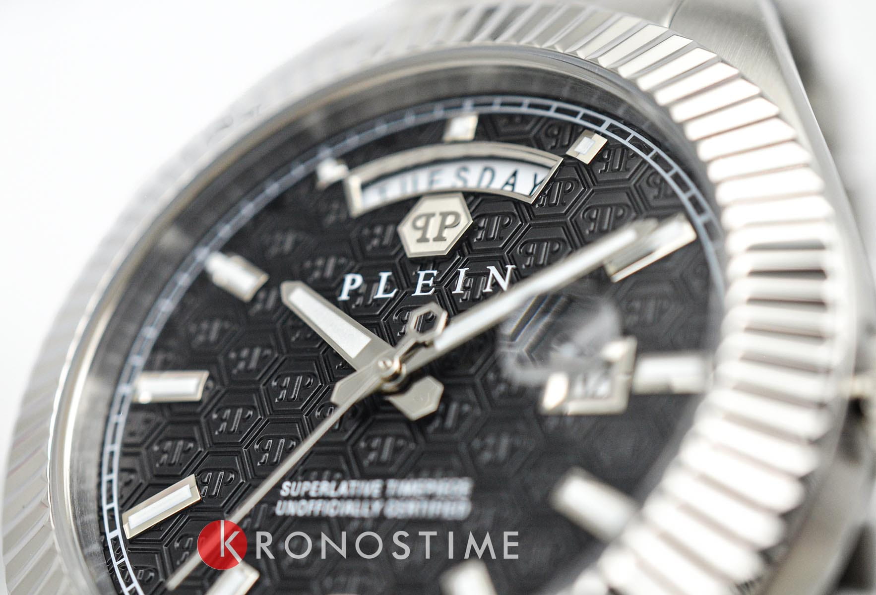 Philipp Plein Philipp Plein Date Superlative Gent PWPNA0824 кварцевые мужские часы часы крупный план черный циферблата