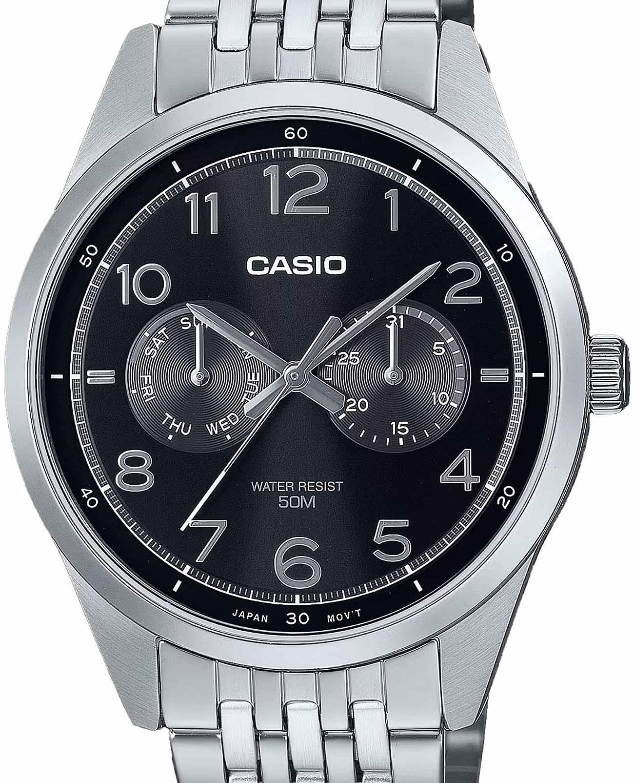 Casio Casio Collection MTP-E340D-1AV , наручные мужские часы фото под углом