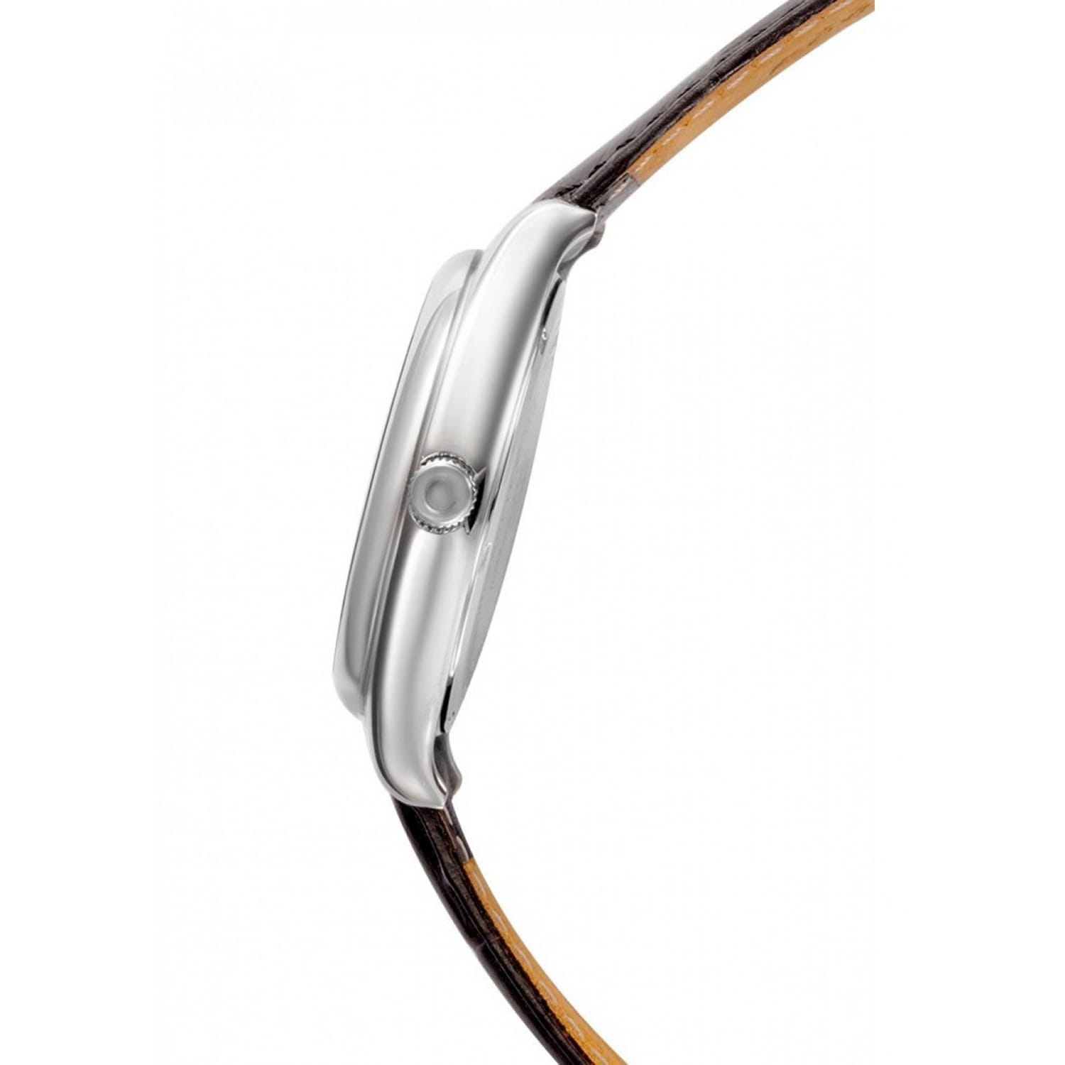 Слава Слава Сенат 1490865/300-8215,  россия мужские часы на браслете кожаный боковой вид