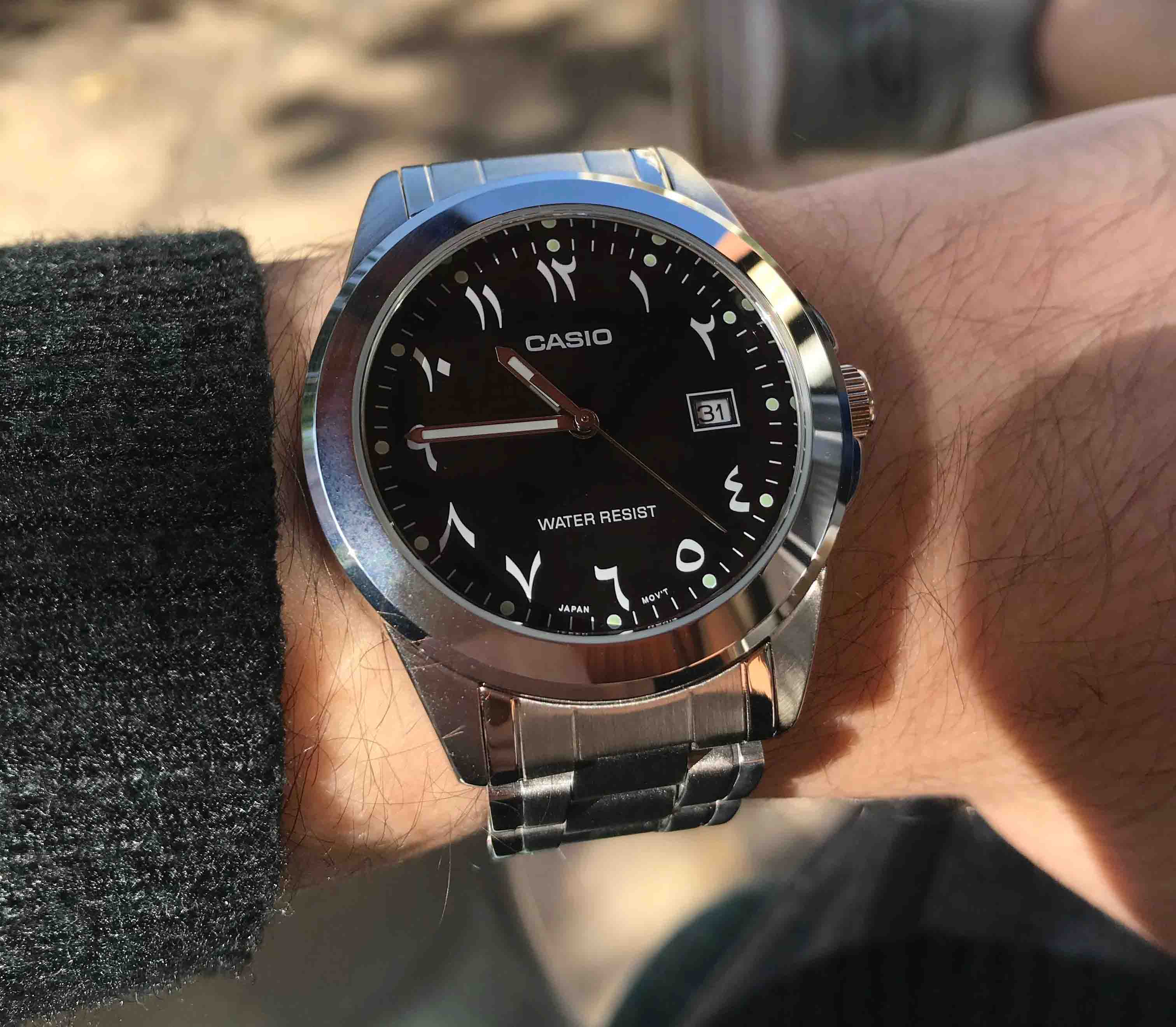 Casio Casio Collection MTP-1215A-1B3 , наручные мужские часы фото под углом