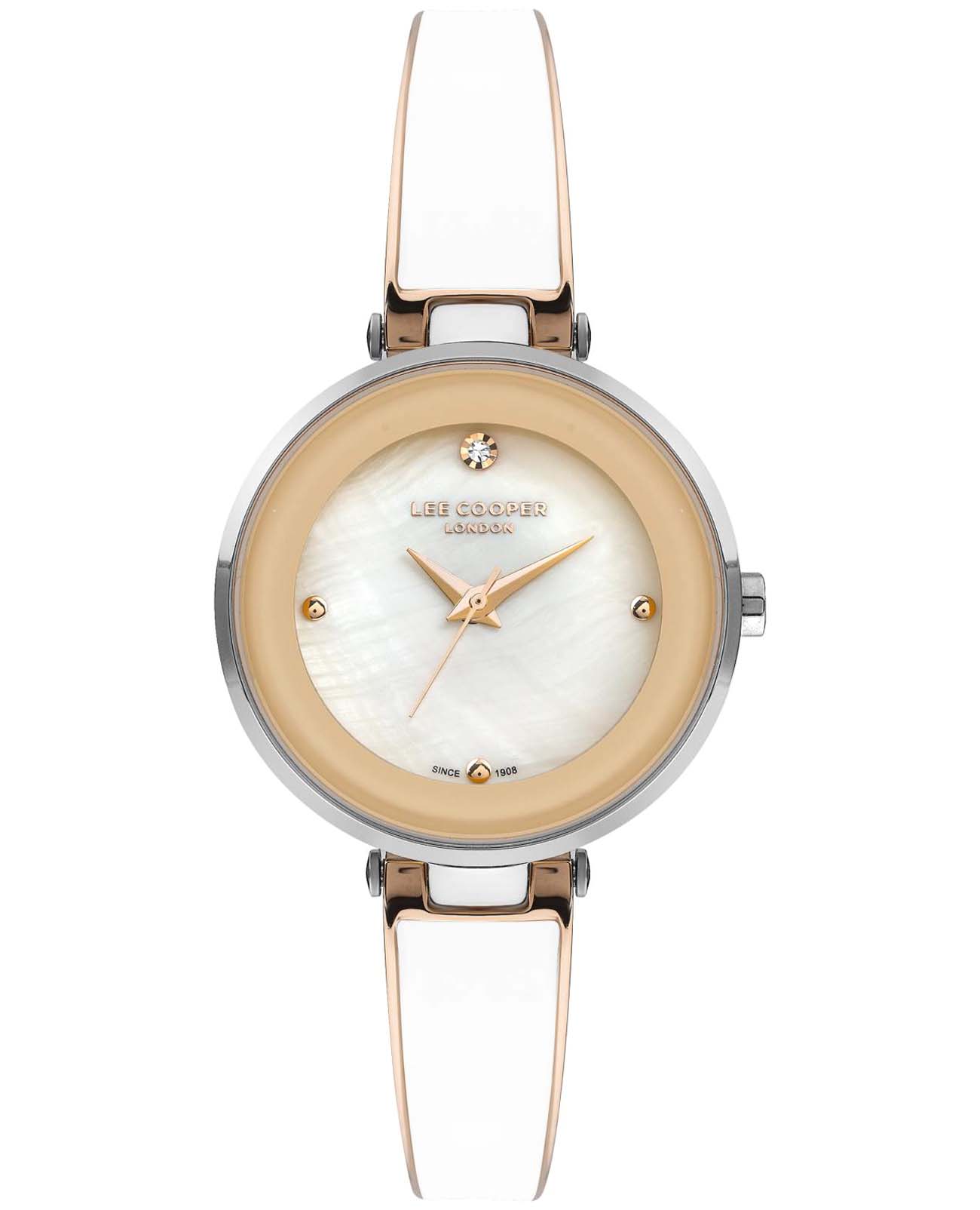 Lee Cooper Lee Cooper LC07412.520  LC07412.520 кварцевые женские часы  циферблат, браслет нержавеющая сталь с ip-покрытием — вид спереди