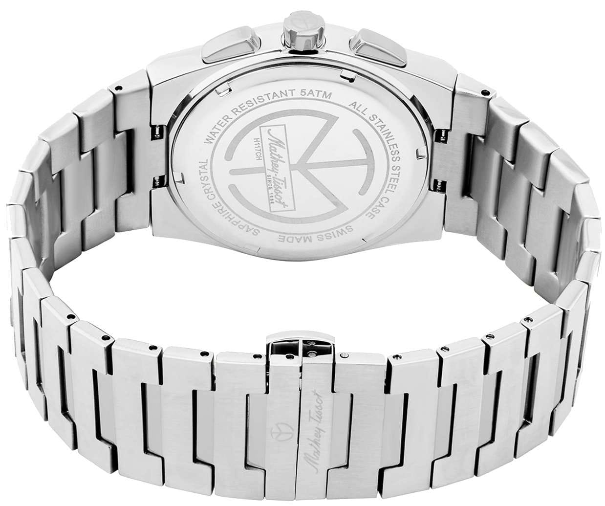 Mathey-Tissot Mathey-Tissot Zoltan H117CHAS,  швейцария мужские часы на браслете нержавеющая сталь боковой вид