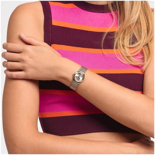 Swatch Swatch I Lady YSS327M женские часы серебристый циферблат на запястье