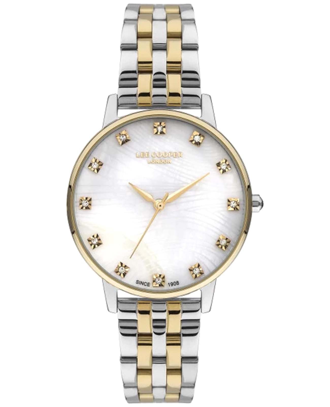 Lee Cooper Lee Cooper LC07402.220  LC07402.220 кварцевые женские часы  циферблат, браслет нержавеющая сталь с ip-покрытием — вид спереди