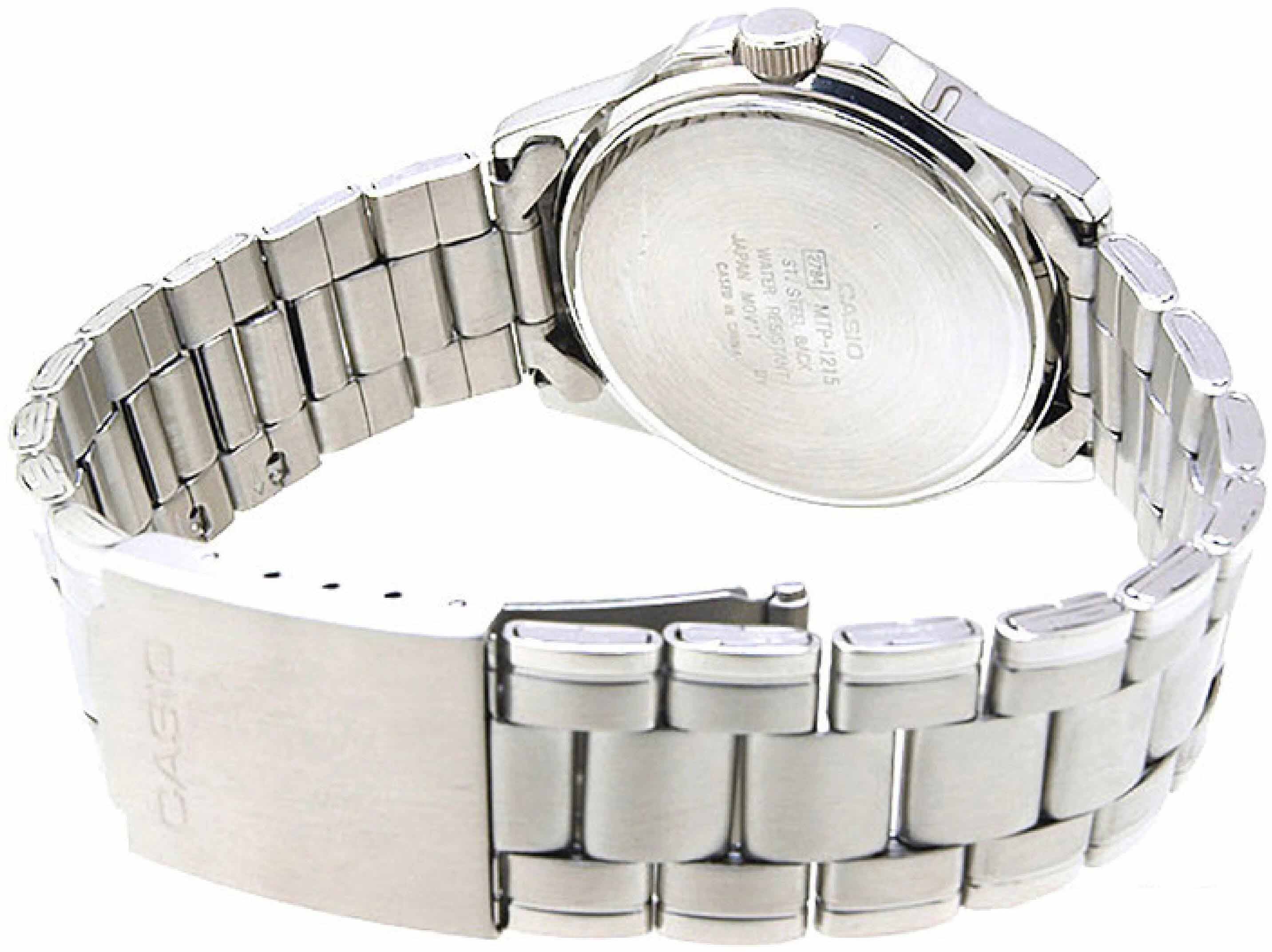 Casio Casio Collection MTP-1215A-7B2, mtp япония мужские часы на браслете нержавеющая сталь боковой вид