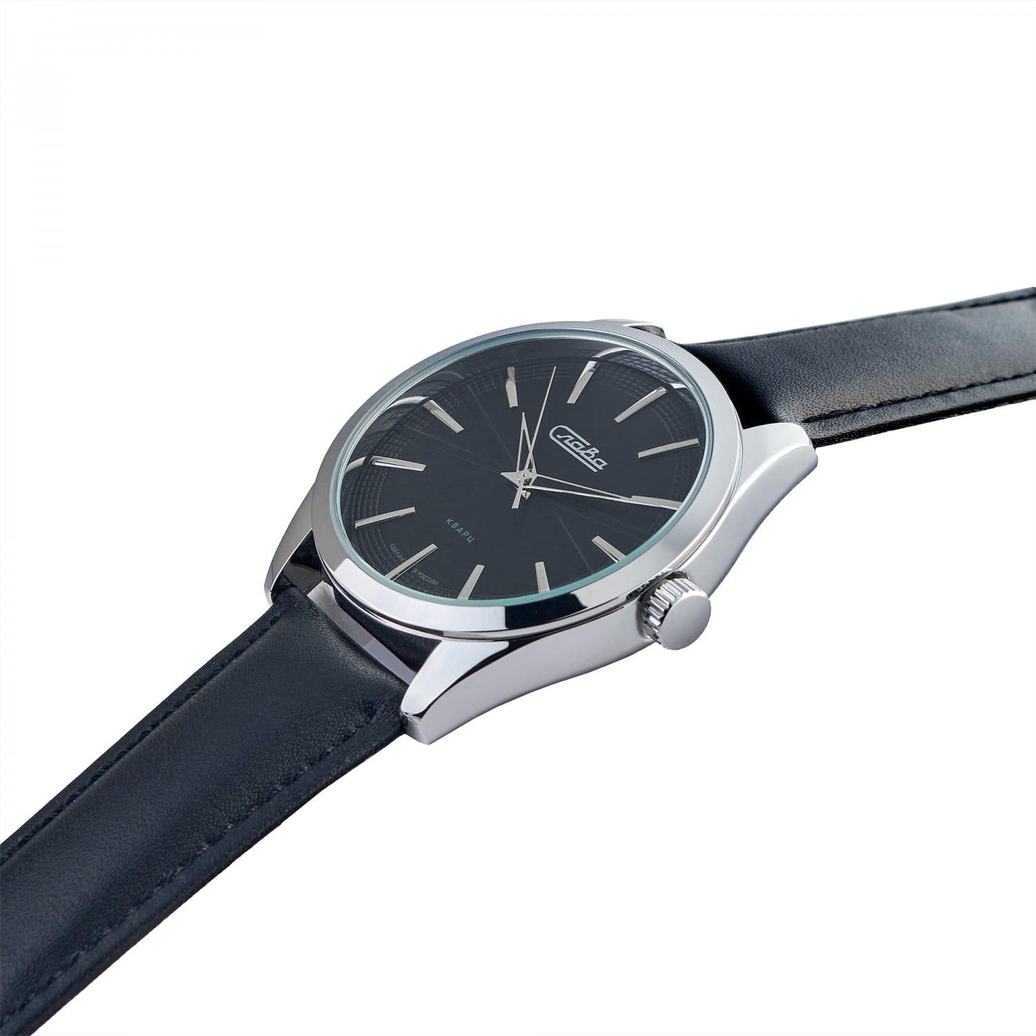 Слава Слава Традиция 2551608/300-2035 мужские часы черный циферблат на запястье