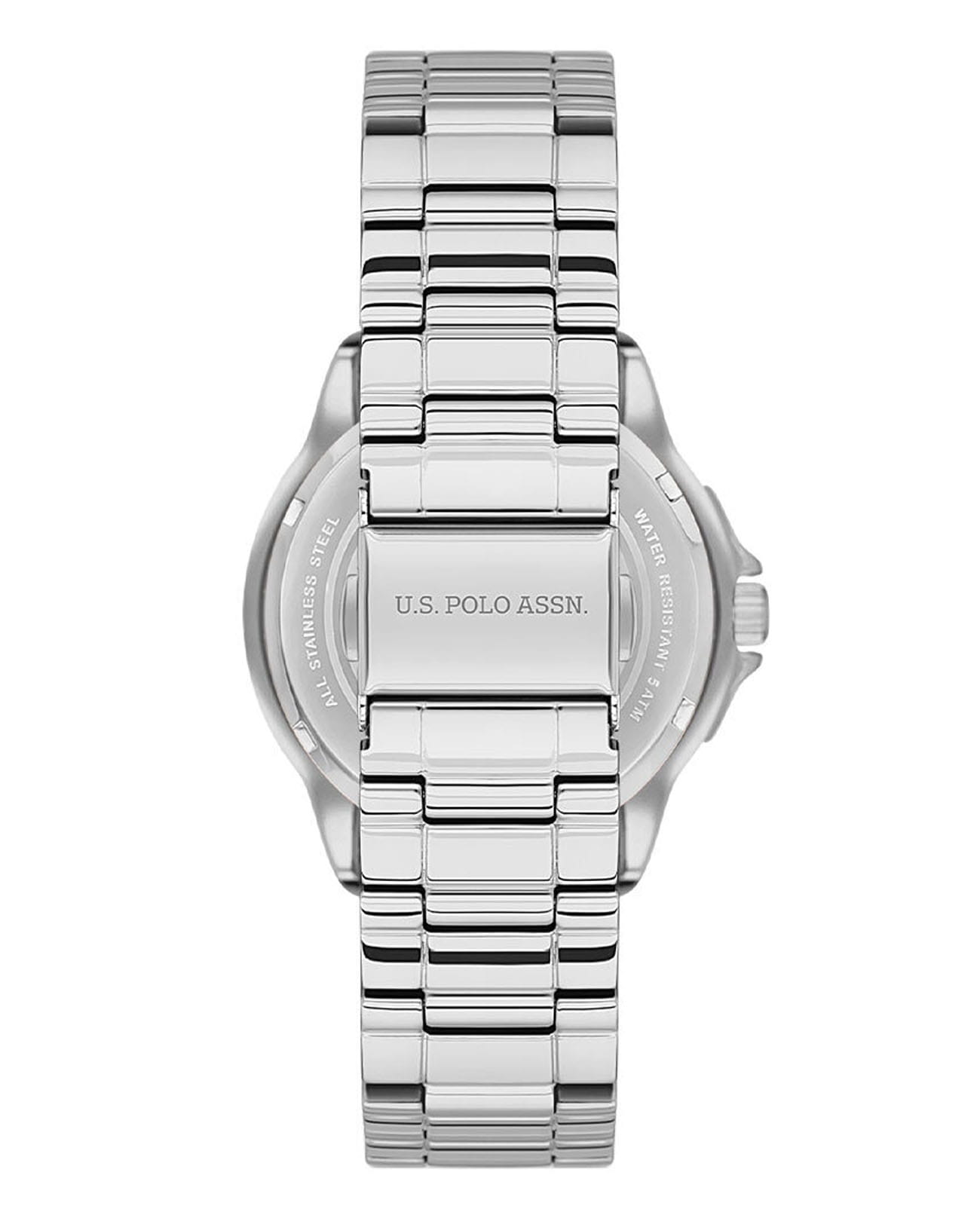 U.S. Polo Assn. U.S. Polo Assn Stile USPA2065-01,  сша женские часы на браслете нержавеющая сталь боковой вид