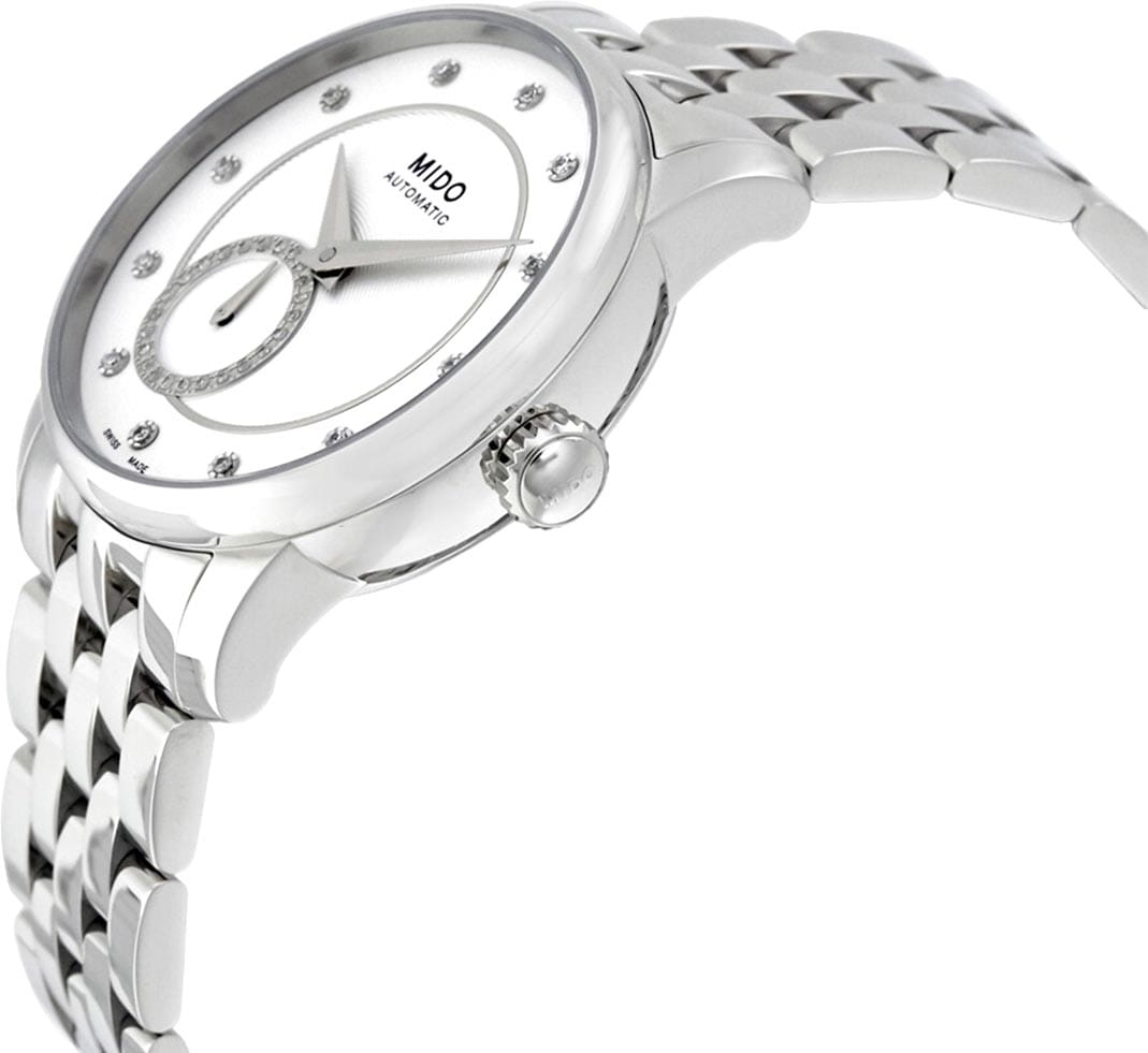 Mido Mido Baroncelli II Lady M007.228.11.036.00, baroncelli швейцария женские часы на браслете нержавеющая сталь боковой вид