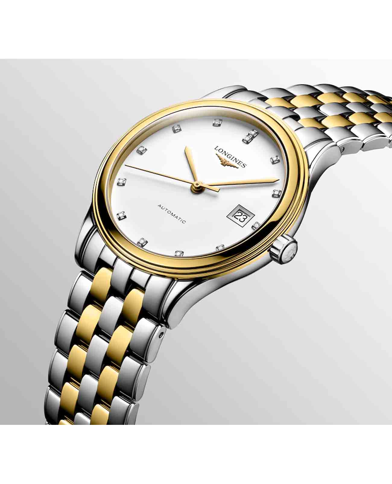 Longines Longines Flagship  L4.974.3.27.7  - задняя крышка металл сталь корпуса, швейцария часы