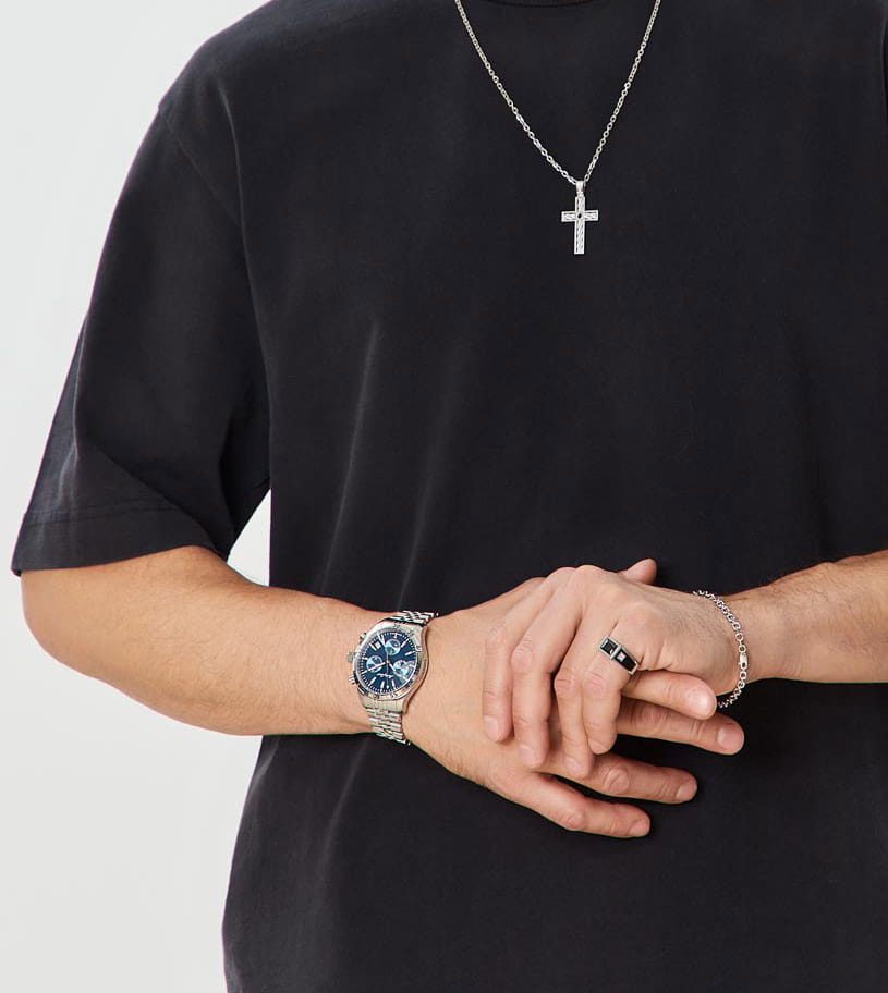 Mathey-Tissot Mathey-Tissot Type 22 H1822CHABU , наручные мужские часы фото под углом