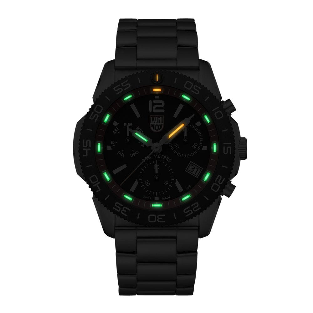 Luminox Luminox Pacific Diver XS.3155.M, sea швейцария мужские часы на браслете нержавеющая сталь боковой вид