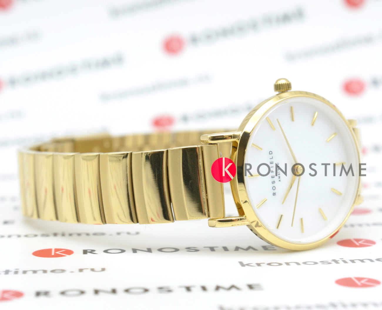 Rosefield Rosefield Small Edit SEWGSG-SE02,  сша женские часы на браслете нержавеющая сталь с pvd-покрытием боковой вид