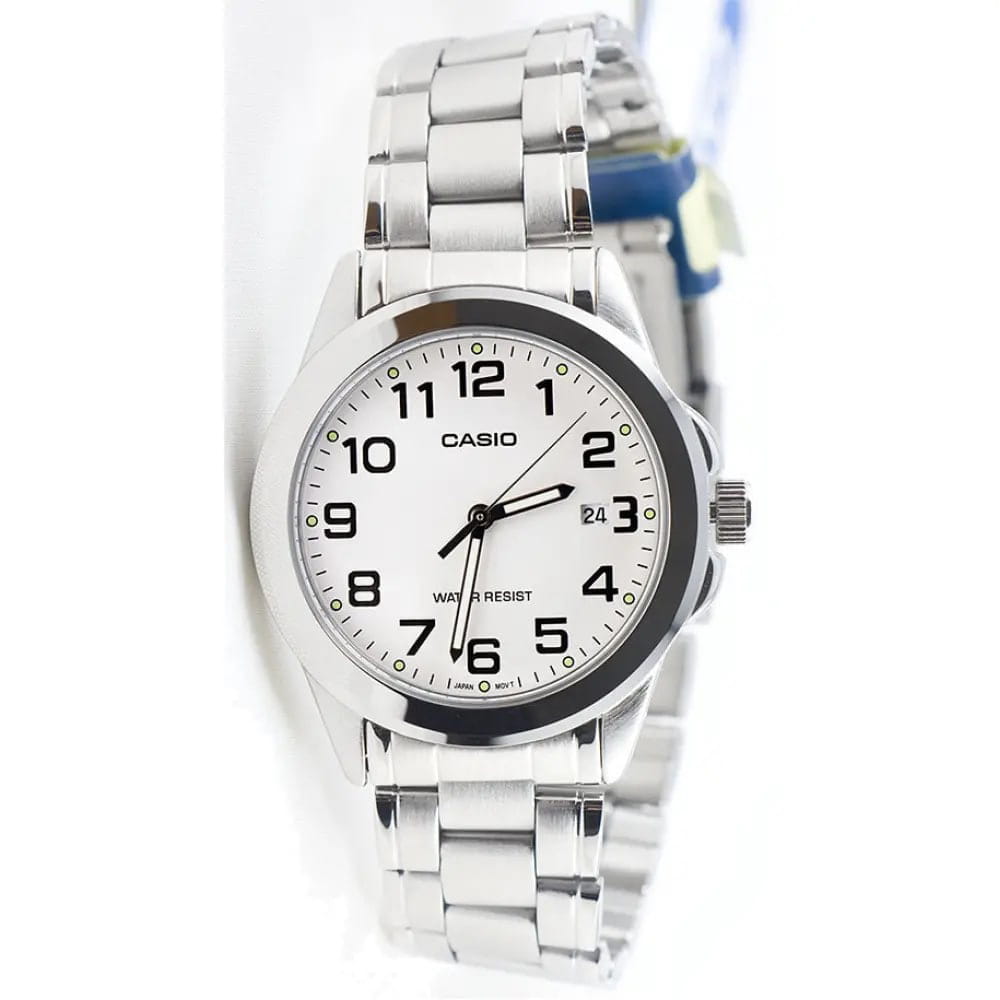 Casio Casio Collection MTP-1215A-7B2  — детали корпуса и нержавеющая сталь