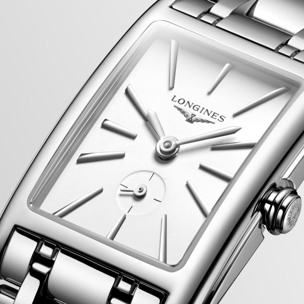 Longines Longines DolceVita L5.255.4.11.6 женские часы белый циферблат на запястье