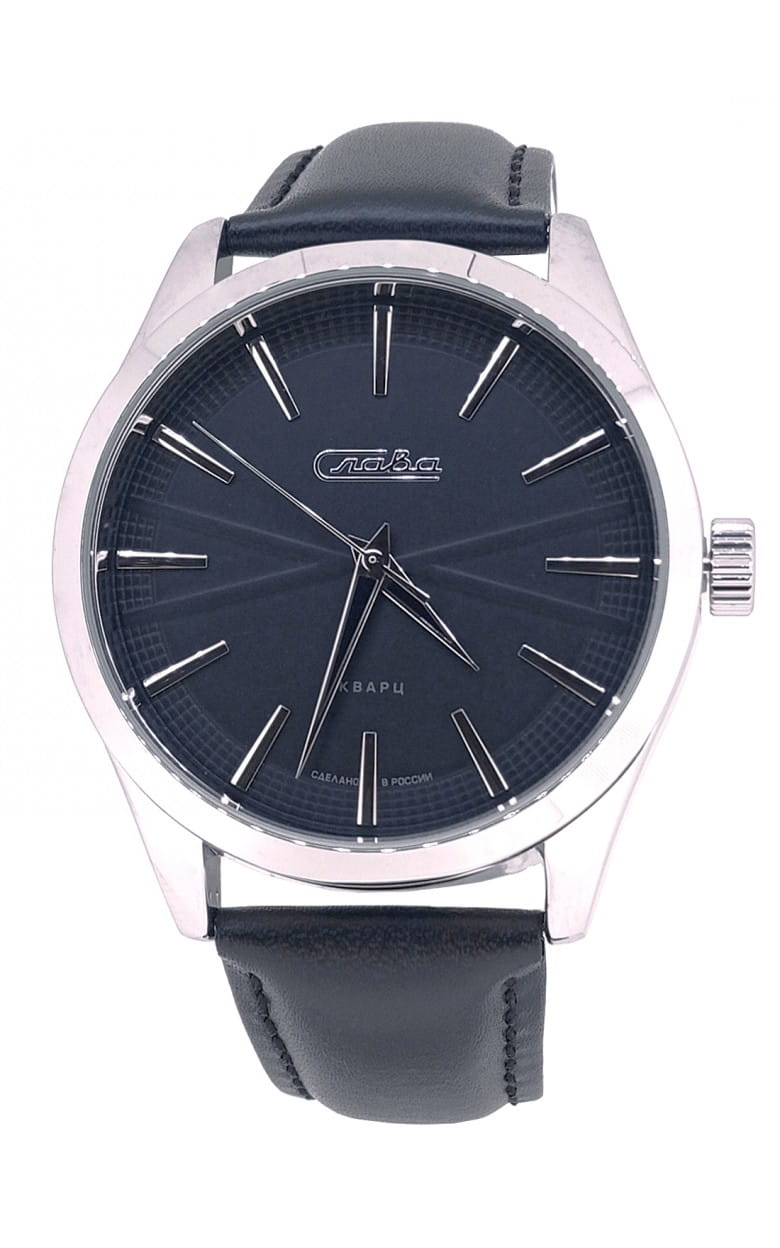 Слава Слава Традиция 2551608/300-2035 кварцевые мужские часы часы крупный план черный циферблата